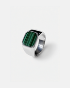Malachio Ring, versilbert