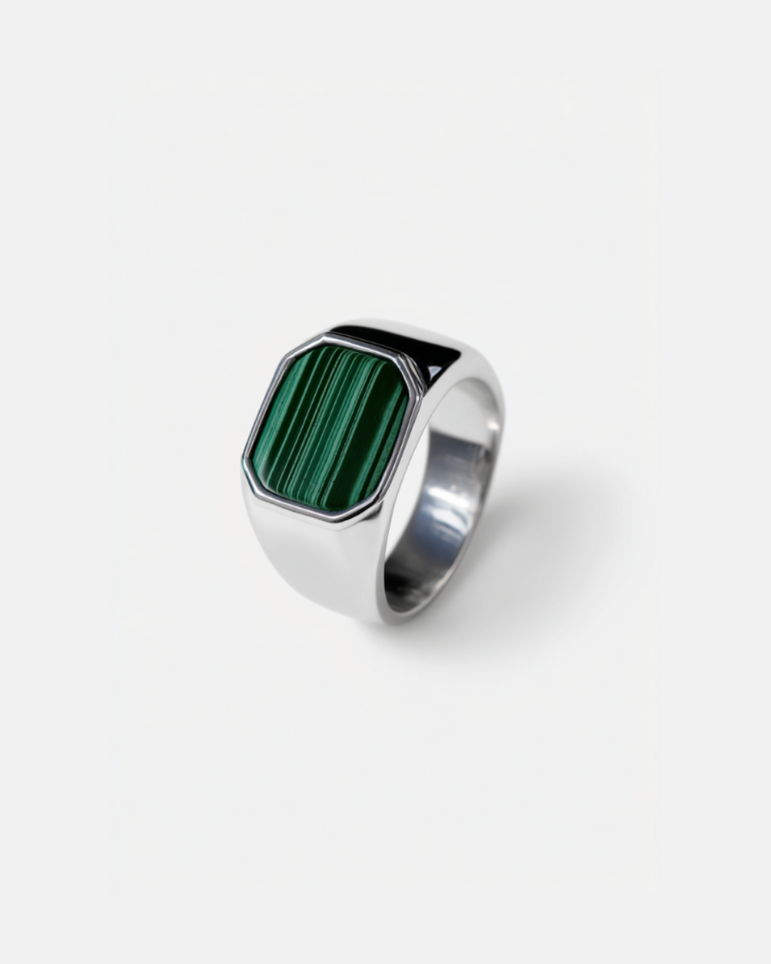 Malachio Ring, versilbert