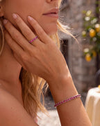 Mar Rosa Armband Tiefrosa