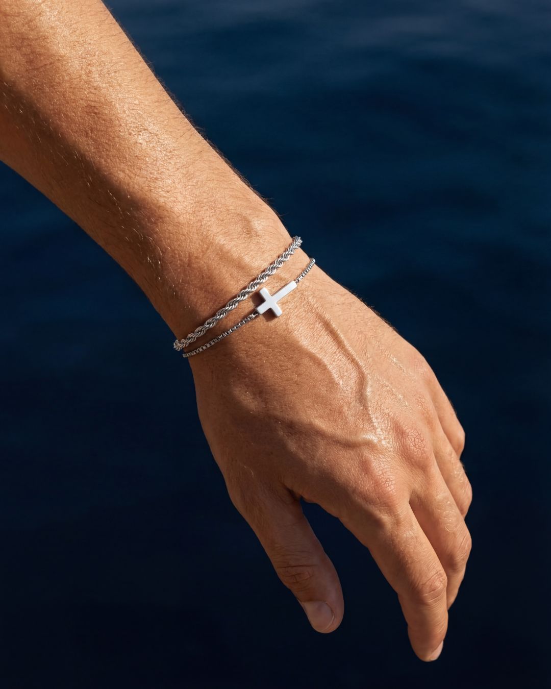 Minimal Cross x Tresse Acier Bundle I Silver