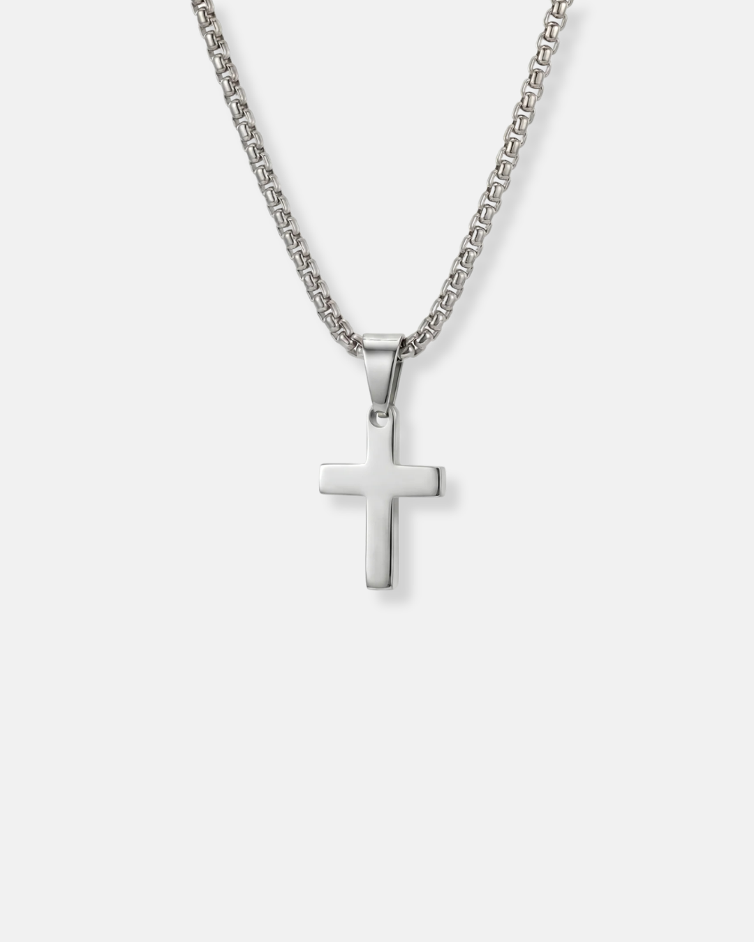 Minimal Cross Necklace | Stainless steel