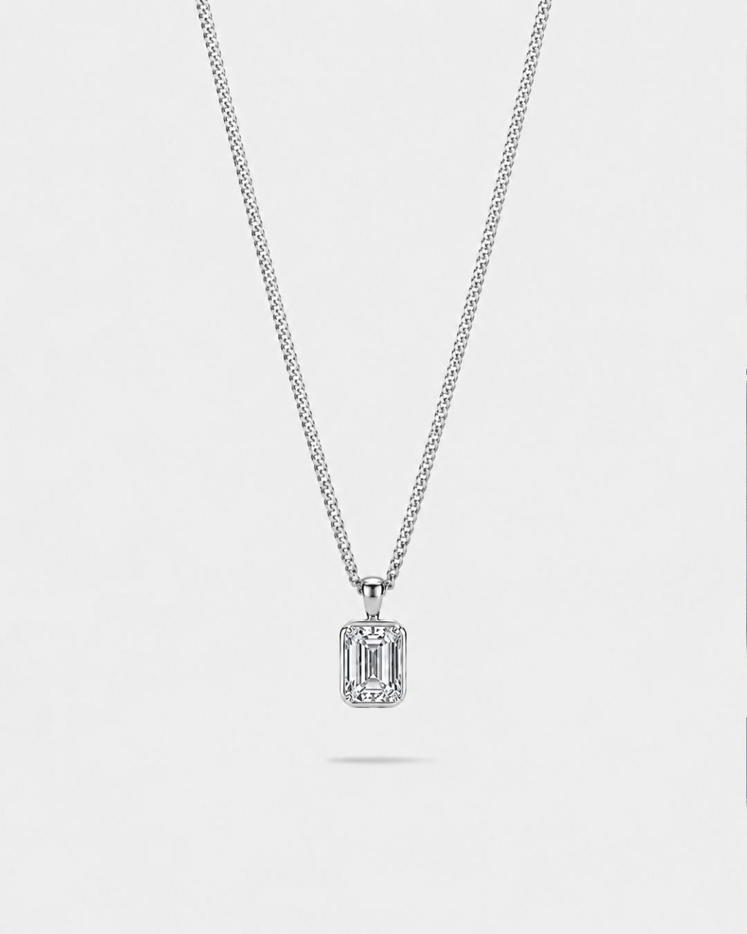 Moissanite Pendant Necklace | 1 Carat