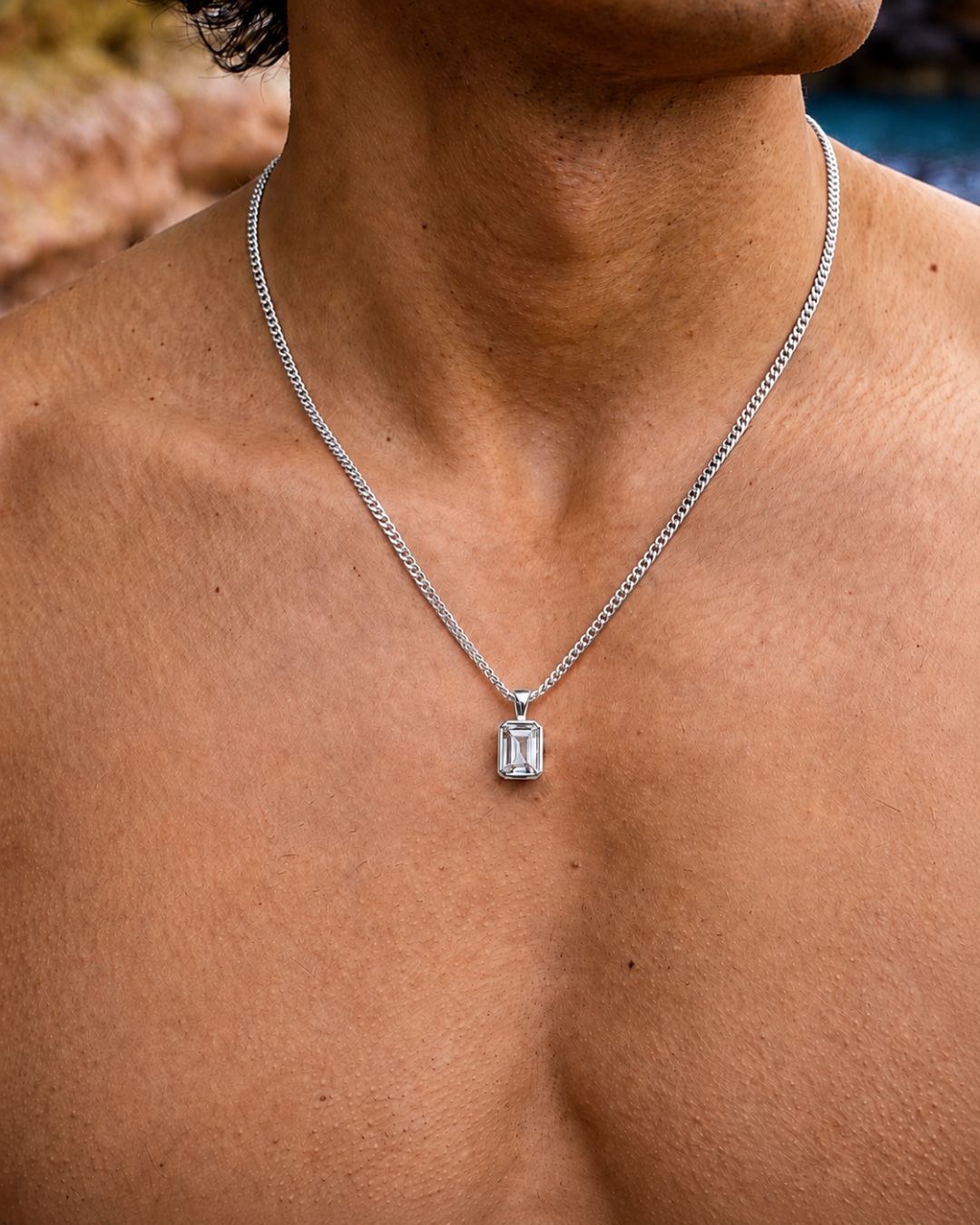 Moissanite Pendant Necklace | 1 Carat