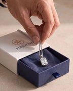 Moissanite Pendant Necklace | 2 Carat