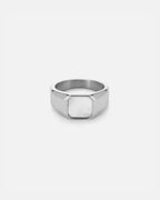 Medianoche Ring Perlmutt versilbert