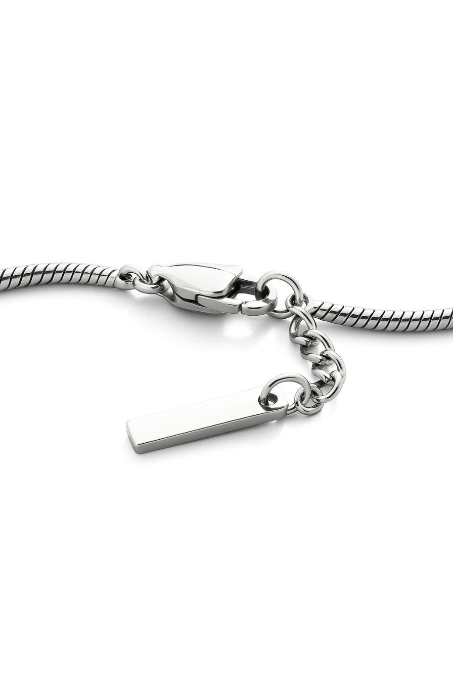 Serpenté Fine Bracelet Premium Silver plated Stainless Steel