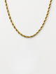 Tressé Acier Necklace Premium 14k Gold Stainless Steel