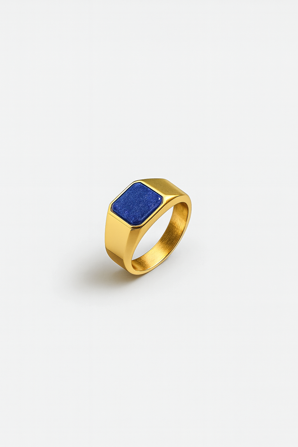 Medianoche Ring Lapiz Lazulli Gold-plated