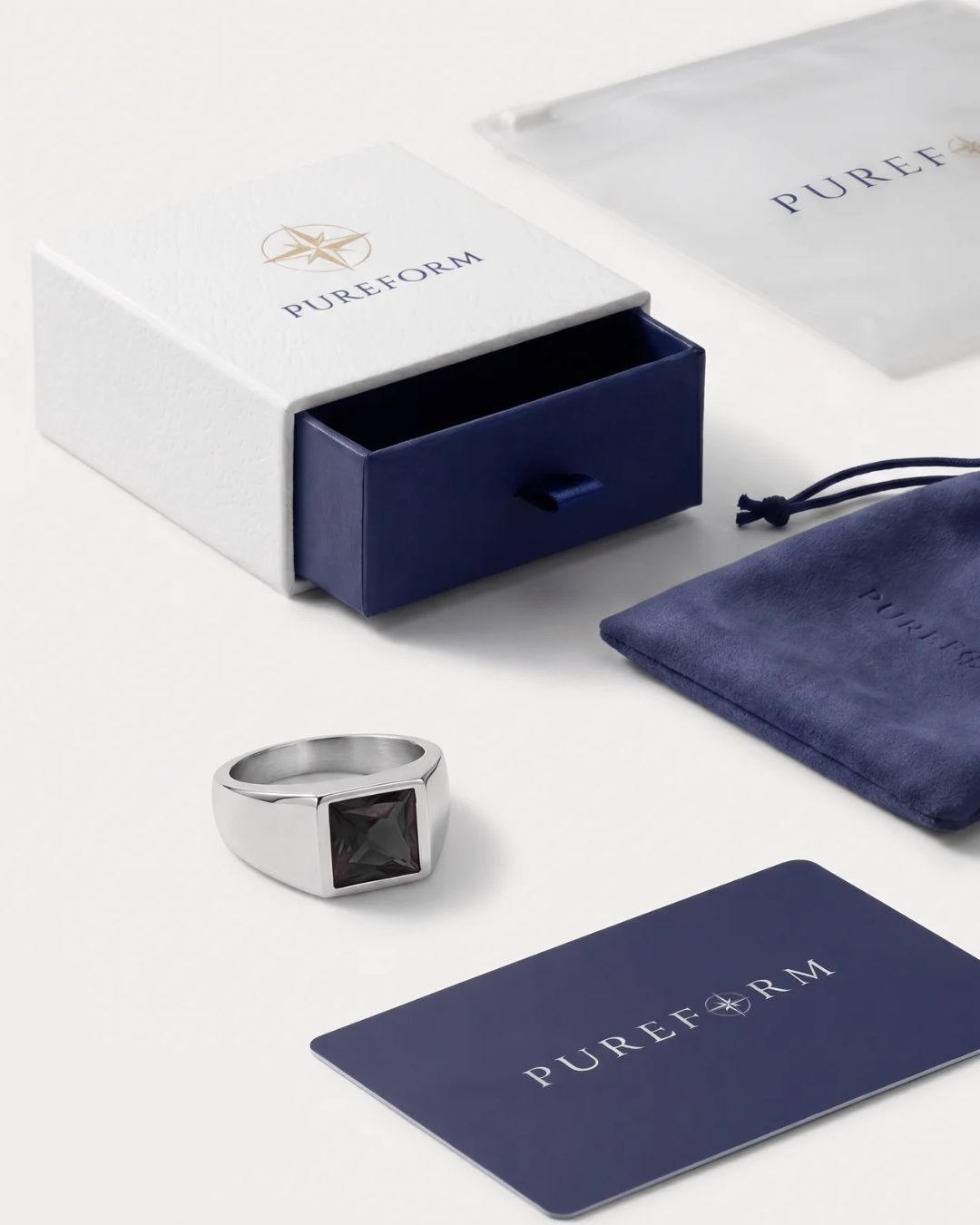 Onyx Ring | Titanium Steel