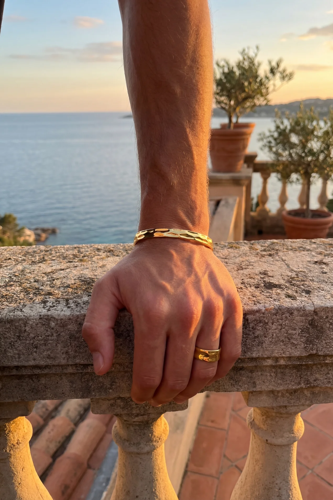 18K Gold Plated Ocean Ring