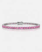 Rosé Éclat Bracelet | Pink Moissanite