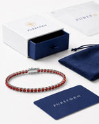 Rubis Éclat Bracelet | Red Moissanite