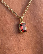 Ruby Pendant Necklace | 1 Carat 18K Gold