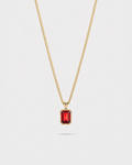 Ruby Pendant Necklace | 1 Carat 18K Gold