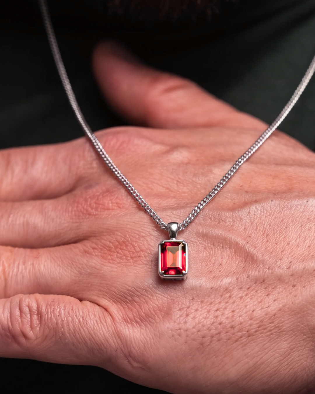 Ruby Pendant Necklace | 1 Carat