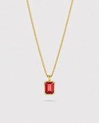 Ruby Pendant Necklace | 2 Carat 18K Gold