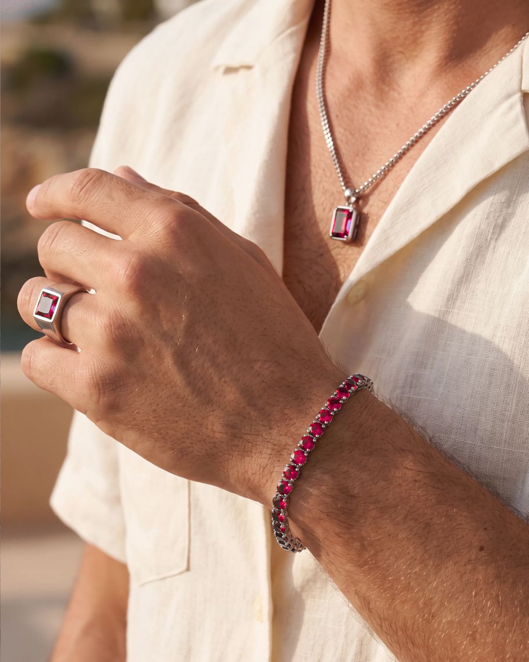 Ruby Pendant Necklace | 2 Carat