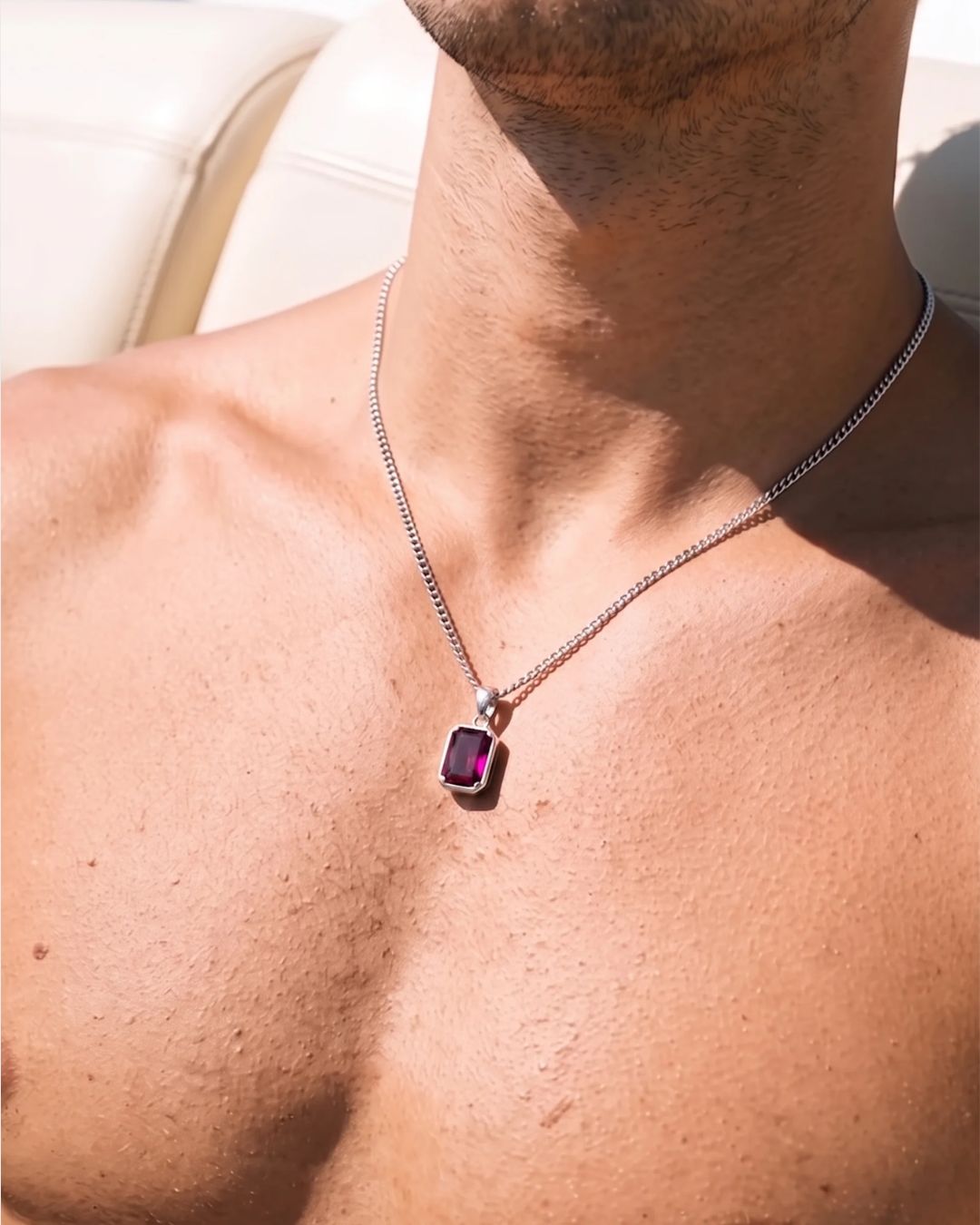 Ruby Pendant Necklace | 2 Carat