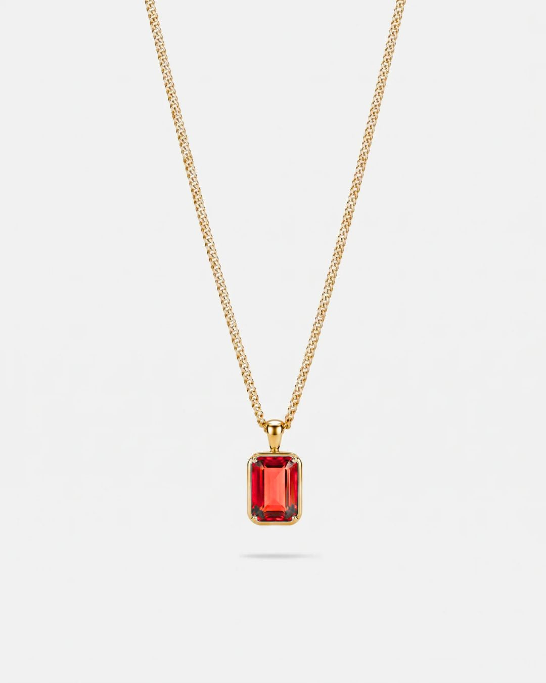 Ruby Pendant Necklace | 1 Carat 18K Gold