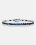 Saphir Éclat Bracelet | Royal Blue Moissanite