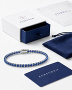 Saphir Éclat Bracelet | Royal Blue Moissanite