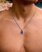 Sapphire Pendant Necklace | 1 Carat