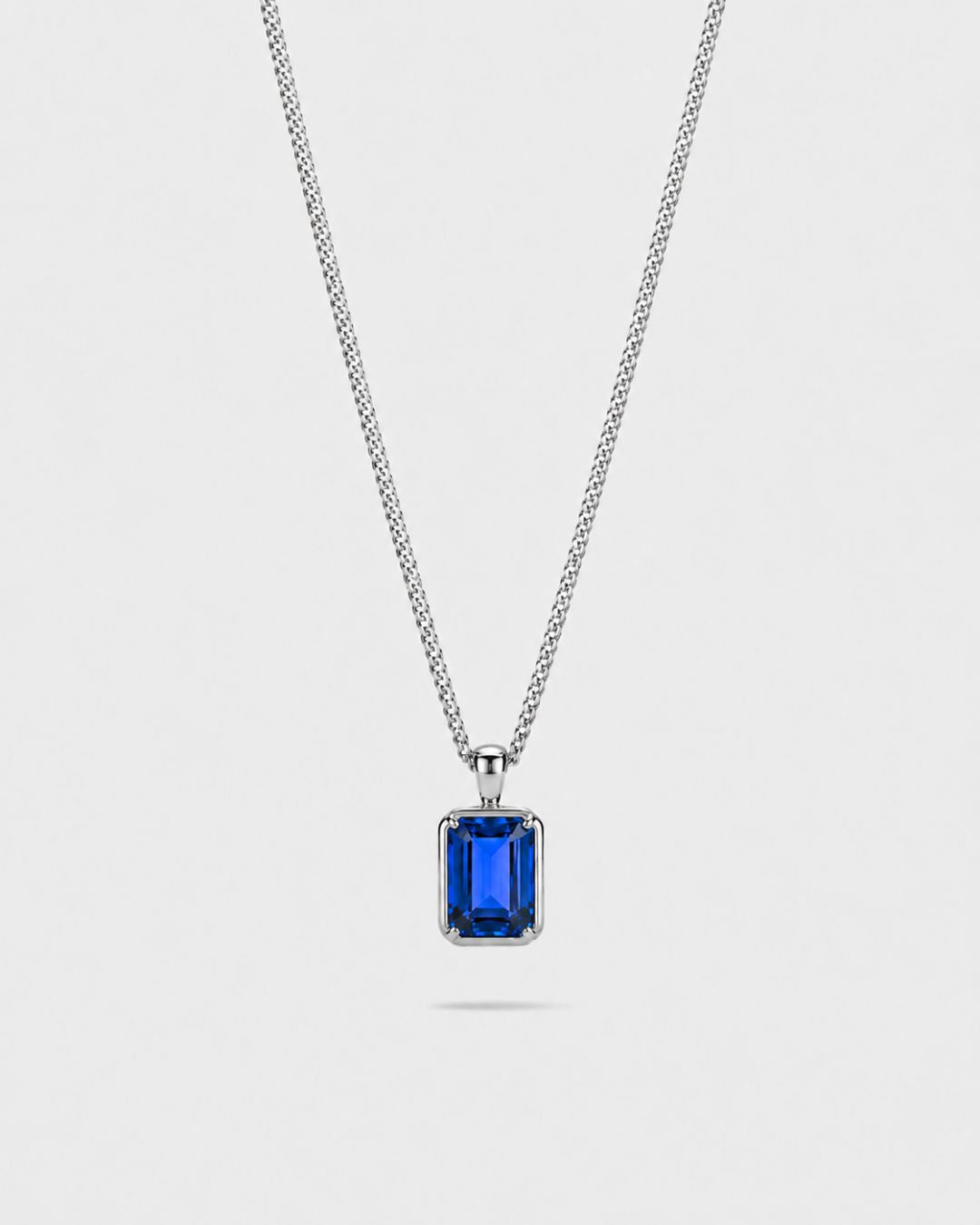 Sapphire Pendant Necklace | 2 Carat