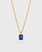 Sapphire Pendant Necklace | 2 Carat 18K Gold