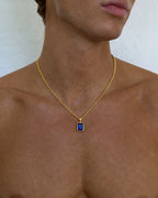Sapphire Pendant Necklace | 2 Carat 18K Gold