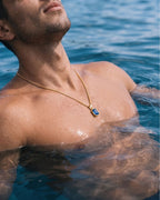 Sapphire Pendant Necklace | 2 Carat 18K Gold
