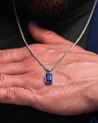 Sapphire Pendant Necklace | 1 Carat