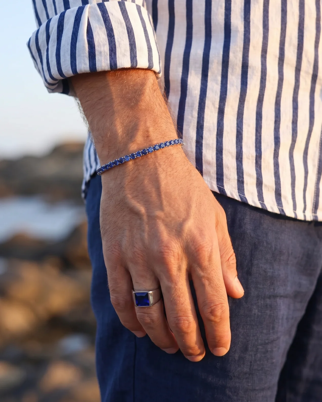 Bague Astra | Bleu saphir