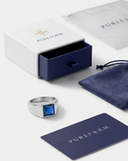 Bague Astra | Bleu saphir