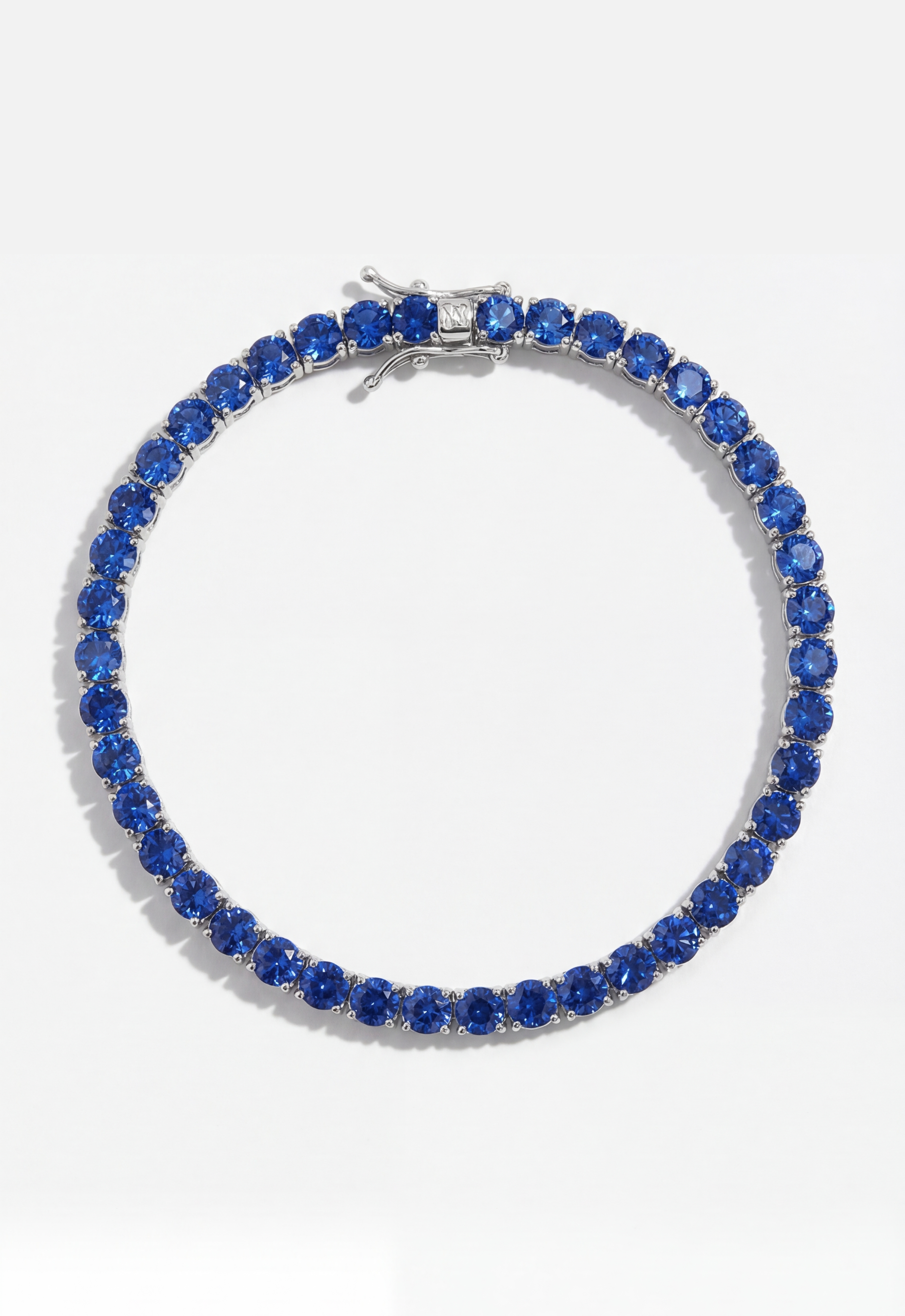 Sapphire Blue Tennis Bracelet