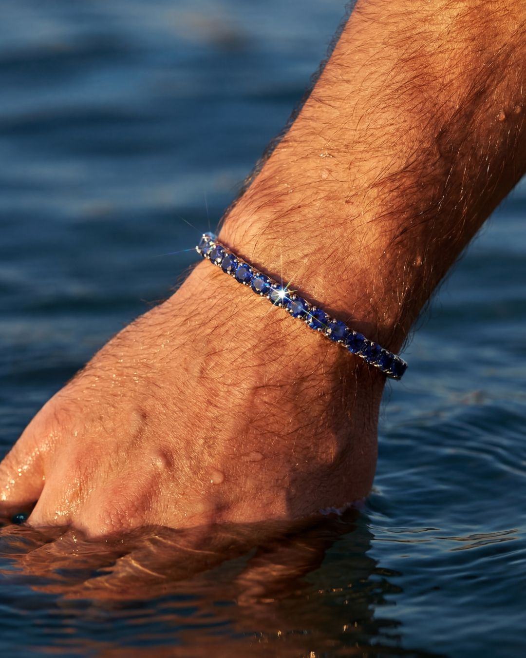 Tennis Bracelet I Sapphire Blue