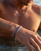 Ozeanblaues Tennisarmband I 4MM 