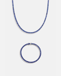 Ozeanblaues Tennisset I 4MM 