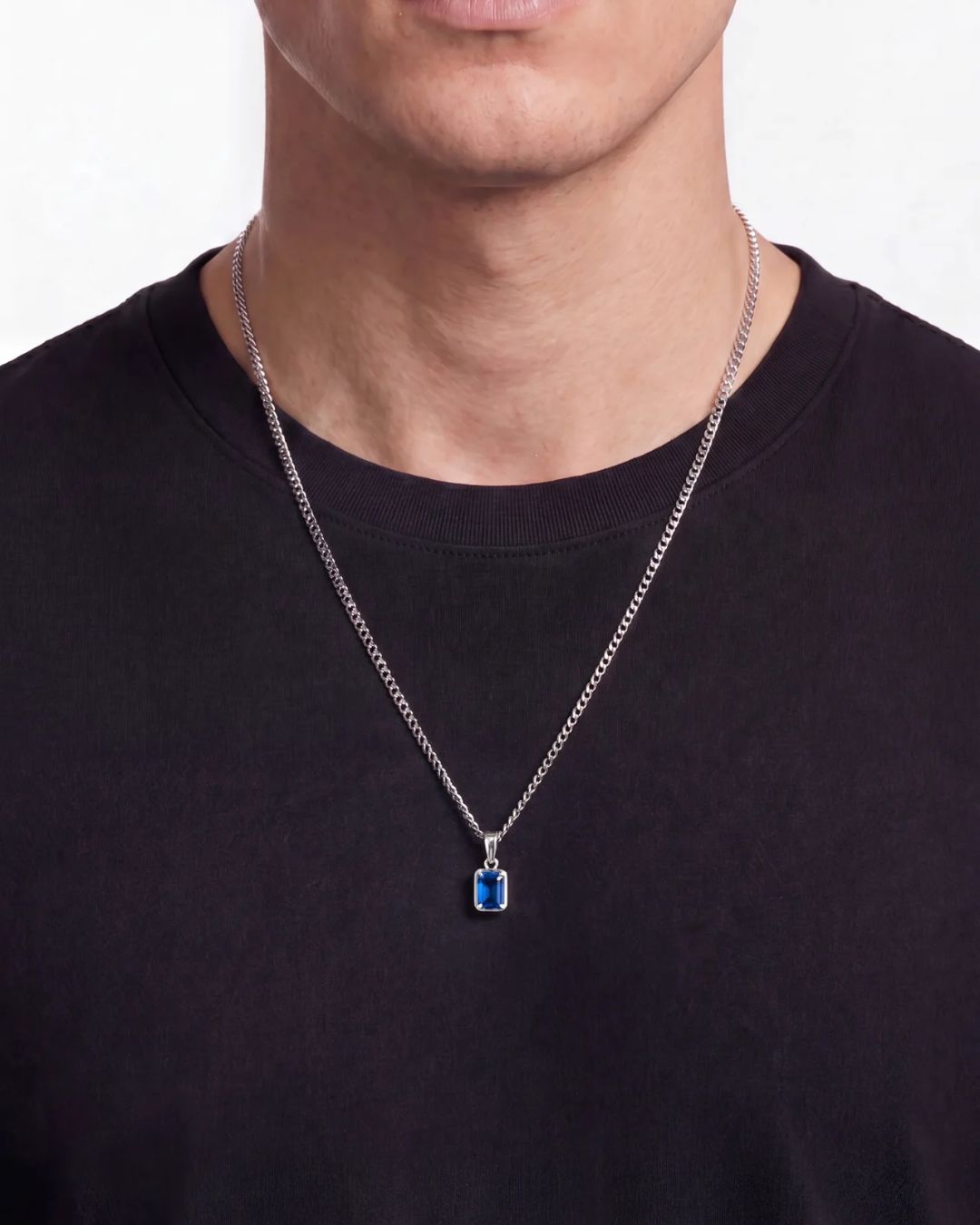 Sapphire Pendant Necklace | 1 Carat