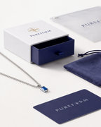 Sapphire Pendant Necklace | 1 Carat