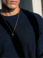 Necklace Platinum Ion-Plated Stainless Steel