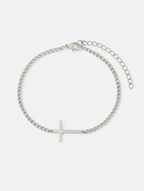 Bracelet Platinum Ion-Plated Stainless Steel