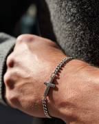 Bracelet Platinum Ion-Plated Stainless Steel