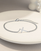 Bracelet Platinum Ion-Plated Stainless Steel
