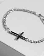 Bracelet Platinum Ion-Plated Stainless Steel