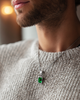 Necklace Emerald green