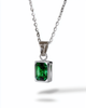 Necklace Emerald green
