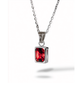 Necklace Crimson red