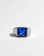 Ring Sapphire blue