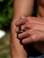 Ring Crimson red