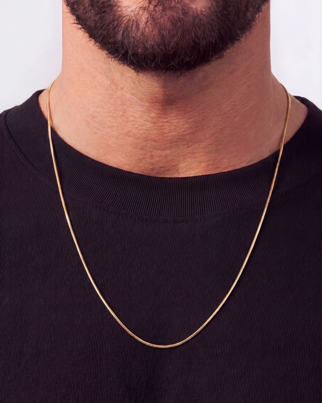 Quadratische Halskette | 18 Karat Gold